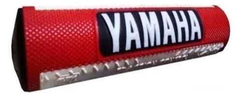 Protector De Manubrio Pad Tc4 Yamaha Rojo Blanco Fas Motos