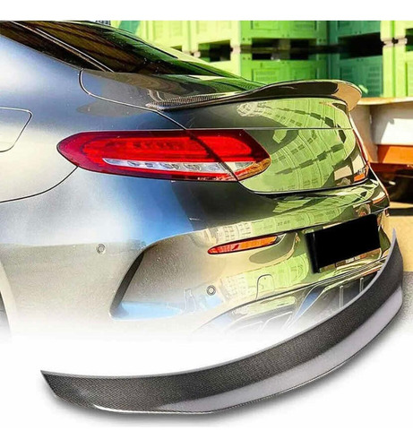 Spoiler Alerón Fibra Carbono Benz W205 C205 C43 C63 2015-19