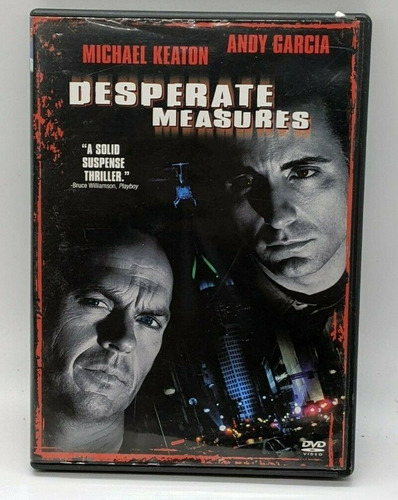 Desperate Measures (dvd, 1998,region 1, R, Sony, Action  Ccq