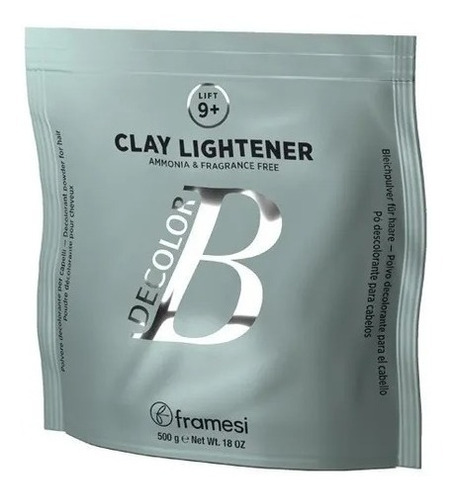  Polvo Decolorante Framesi Decolor B Clay Lightener X500g