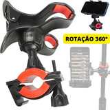 Suporte Celular Para Tripé Pedestal Microfone Igreja Estúdio