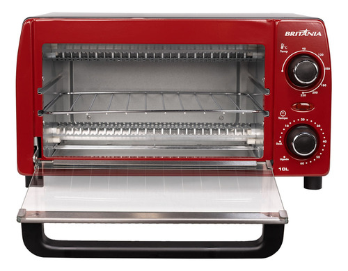 Forno Elétrico Britânia 10l Bfe10v Vermelho9 1050w  220v