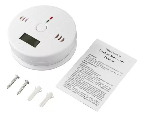 Alarma Detector Y Humo Monoxido Carbono Sistema De Seguridad