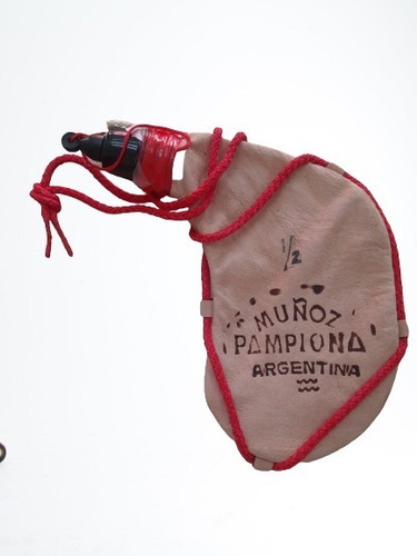 Bota Vino Muñoz Pamplona Original Cazadora 1/2 Litro Curva