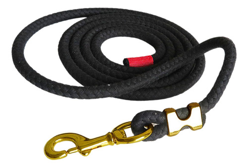 Cuerda De Para Caballo, Cuerda De Obediencia, 4m Negro