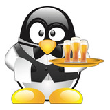 Adesivo De Geladeira Pinguim Churrasco Chopp Cerveja