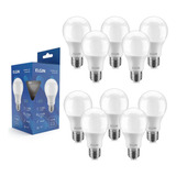 Kit 10 Lâmpadas Bulbo Led 12w A60 Branca 6500k - Elgin