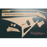 Plantilla Guitarra Tipo Jakson Rr1 - Luthier - Mdf 6mm