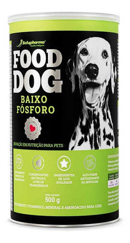 Food Dog  Baixo Fósforo - 500g 