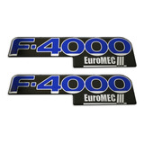 Par Emblema Adesivo Resinado Lateral Ford F4000 Euromec Iii