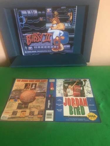 Sega Genesis Jordan Bird Encarte Original