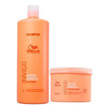 Kit Wella Nutri Enrich Shampoo 1 L + Máscara 500g