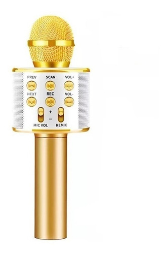 Micrófono Karaoke Niños 5w Bluetooth Efectos De Voz Parlante