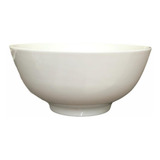 Bowl Blanco De Cerámica Tipo Ramen Diámetro 15cm X 7 De Alto
