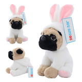 Cachorro De Perro Pug Relleno Suave Juguete De Animal Cuddly