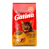 Alimento Gatina Para Gato Sabor Pollo En Bolsa De 9kg Msi