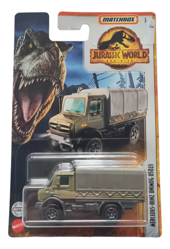 Matchbox Mercedes Benz Unimog U5023 Jurassic World - Mdq