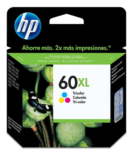 Cartucho De Tinta Hp 60 Xl Color (cc644wb) D1660 D110 C4780