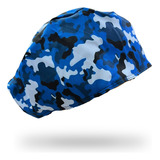 Gorro Clínico Antifluido Hombre Militar Azul 