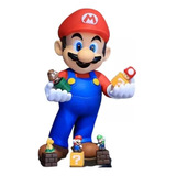 Boneco Mario Bros 32cm Suporte Controle Nintendo E Celular