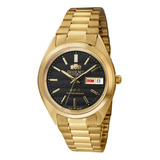 Relógio Orient Masculino Automatico Dourado 469wc2f P1kx