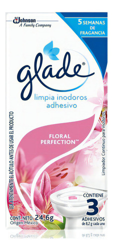 Glade Adhesivo Para Inodoros Aromas Floral Perfection