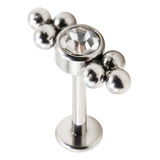 Piercing Lbjmb02 Helix Con Piedras Acero Quirurgico 316l 1un