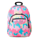 Mochila Escolar Totto Acuarela Rpet Rosado Luty