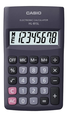 Calculadora Casio Hl 815 8 Digitos