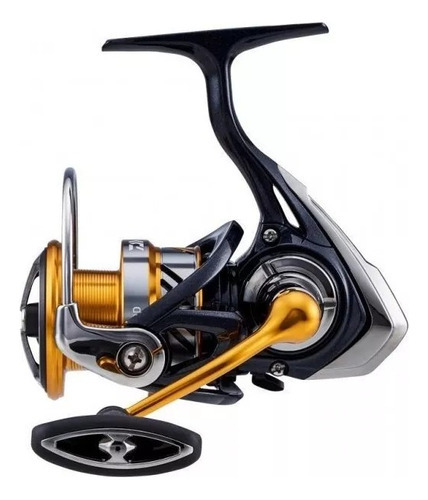 Molinete Daiwa Revros 6000h Drag 12kg 5.7:1 4 Rol Cor Preto Com Dourado