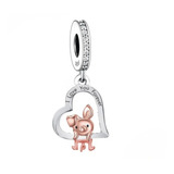 Charm O Dije De Puerquito O Cerdito En Plata 925. Joyería.