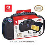 Estuche Para Nintendo Switch Lite Negra Con Escudo Caballero