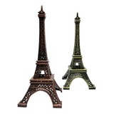 París Torre Eiffel 13 Cm Replica Decorativa Metalica Bronce 