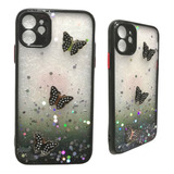 Funda Estuche Diseño 3d Mariposa Compatible Con iPhone 11