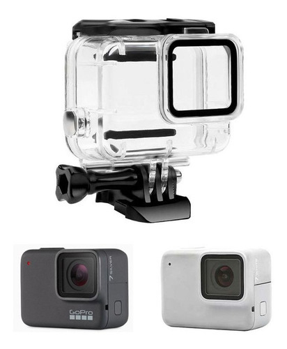 Caixa Estanque Case Para Gopro Hero 7 White/silver