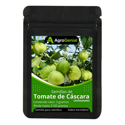 Semillas Miltomate Tomate Verde Cáscara AgroGenial 3g Rinde 2100 Plantas | MercadoLibre