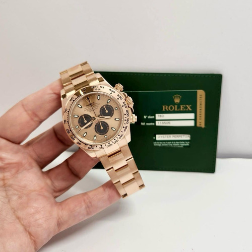 Rolex Daytona Ouro Rosé Paul Newman 40mm Completo