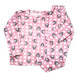 Pijama Adulto Fleece Conjunto Plush Para Inverno Longo