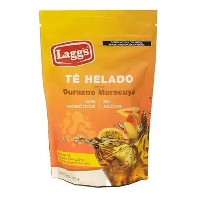 Té Helado Durazno Maracuyá Laggs Sin Azúcar Con Probióticos | MercadoLibre