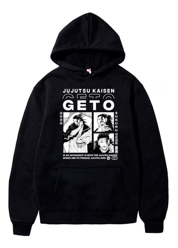 Blusa De Frio Moletom Suguru Geto Jujutsu Kaisen Vilão Gojo