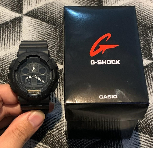 Relógio Casio G-shock Ga-100 Masculino Preto Original