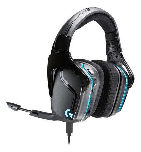 Headset Logitech G635 Gamer Rgb Dts 7.1 Usb P2 Impecável !