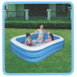 Pileta Azul Familiar 200x144cm Inflable Bestway 4005 Isud