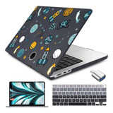 Funda Batianda Para Macbook Air 13 M2 + C/teclado Orbit