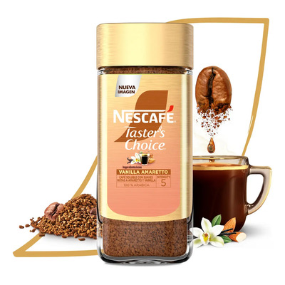 Nescafé Taster's Choice Amaretto y Vainilla Café Soluble Liofilizado Frasco de 100g | MercadoLibre