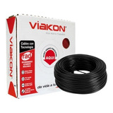 Cable De Cobre Cal 12 Awg Viakon Color Negro