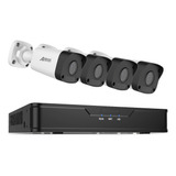 Anran 8mp Poe Kits De 4 Cámaras De Seguridad Videovigilancia