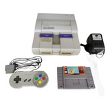 Super Nintendo Fat + Super Mario World 