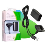 Kit Fonte E Carregador Para Controle Xbox 360 Cabo Usb