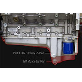 Holley 302-1 Gm Ls Retro Fit Motor Del Cárter De Aceite